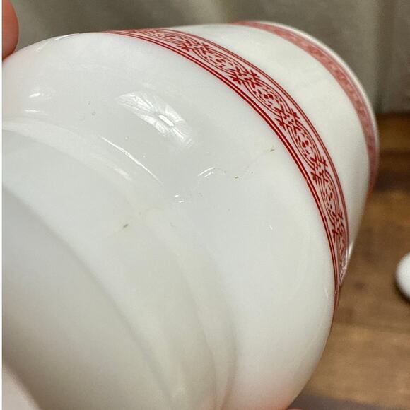 Vintage Apothecary Spice Jar Canister Container Lidded Milk Glass Belgium MCM - Picture 6 of 11